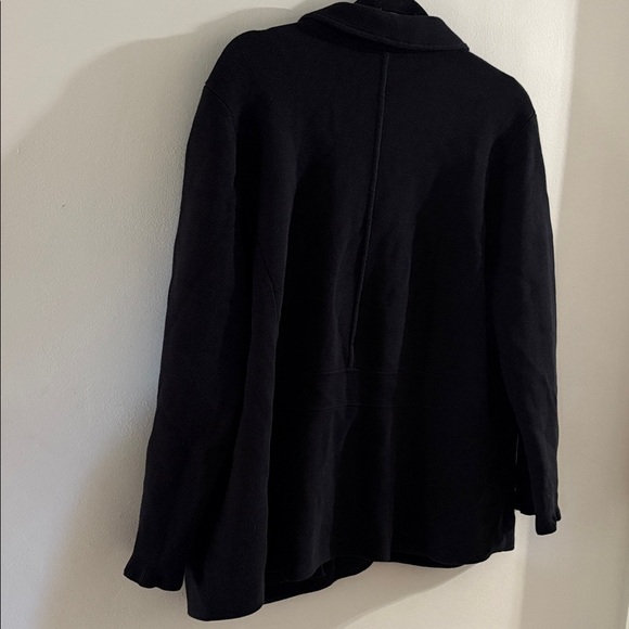 Talbots - NEW w/o tags - Elegant Black Women's cardigan sweater - 2X - cotton - Picture 6 of 7